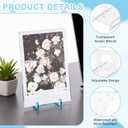 uxcell 20 Pack Book Display Stands, 2" Adjustable Display Holder Mini Clear Easel Collector Stand for Displaying Comics, Magazines, Postcards, Art works, DVDs, Medals, Transparent