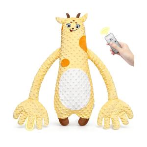 Plush Giraffe Toy for Kids, Soft Stuffed Animal Doll with Interactive Features, Fun Companion Toy for Home, Travel and Gift (Yellow)