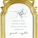 Gold Bow & Arch Framed Art  10x13 in