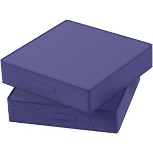 Outdoor Olefin Chair Cushions 22"x22"x5" Set of 2 Waterproof Patio Seat Cushions for Patio Furniture with 4-Level Color Fastness Sofa Pads with Handle DIY Straps for Yard Garden, Dark Blue