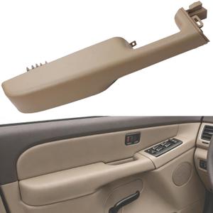 Beige Front Left Driver Side Interior Door Armrest Handle Fit for Chevy Suburban Tahoe Escalade Avalanche GMC Yukon 1999-2006 Replace 88981546、88981548、15703702