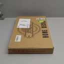 Spsyrine Blue Plastic Serving Tray for Ottoman, Coffee Table, Octagon Decorative Tray for Entertaining, Outdoor, Living Room, Home Decor (15.7" x 10.2" x 1.6")