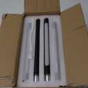 Battery Operated LED Wall Sconces Set of 2, 3000K-6000K Dimmable Rechargeable Wall Sconces with Remote 360Rotate Black Gold Wireless Wall Lights for Living Room Hallway Bedroom 24 Inch 2 Pack