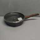Nonstick Frying Pan Skillet with Lid, Omelet Pan with Cover, Healthy Egg Pan Chef's Pan, Kitchen Cooking Pan(Glass Lid)