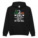 I'm An Italian Girl If My Mouth Doesn't Say It My face Will Pullover Hoodie(2XL)