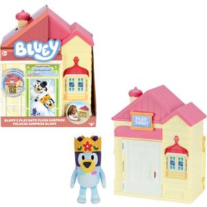 Blueys Play Date Plush Surprise Toddler House Playset, Durable Toy House with Exclusive Cuddly Stuffed Toy, Immersive House Toys for Kids of Ages 3+