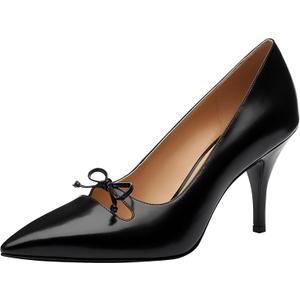 COACH Runway Pump, Charcoal/Black 8.5