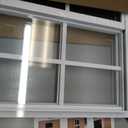 Yuzzy 18" x 23" Shed Windows with Tempered Glass and Fiberglass Screen, 2 Pack Small Sliding Windows for Shed, Chicken Coop, Playhouse, Household, Garage, Barns (White)