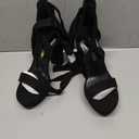 DREAM PAIRS High Chunky Block Platform Heels for Womens Strappy Gladiator Sexy Open Toe Dressy Sandal SDHS2205W, Black, 6