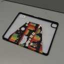 Kidcube for iPad Air 13 Inch Case M3 2025/M2 2024, for iPad Pro 12.9 Cases (2022/2021/2020/2018)  Women Girls Kids Cute Folio Cover with Pencil Holder Girly Cartoon Kawaii Cats Design Rotating Stand