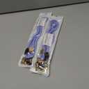 2 x Breakaway Lanyards for Keys ID Badges, Long Scrunchie Lanyard for Women, Teacher Neck Phone Keychain Lanyard (Lavender)