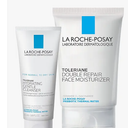 La RochePosay Toleraine Skin Care Set, Double Repair Face Moisturizer 100ml & Hydrating Gentle Cleanser 50ml, Oil Free Moisturizer & Face Wash