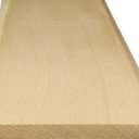 Wonderjune Door Transition Strip Wood Threshold Transition Unfinished Solid Red Oak Interior Threshold Doorways Reducer Threshold (36 x 6.5 x 0.5 Inches)