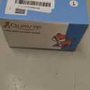 QUMY Dog Shoes for Large Dogs, Medium Dog Boots & Paw Protectors for Winter Snowy Day, Summer Hot Pavement, Water-Resistant in Rainy Weather, Outdoor Walking, Indoor Hardfloors Skid-Resistant Sole (Size 1: 1.8''x2.3''(W*L) (Pack of 4))