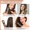 Natrial Hair Dryer Brush Blow Dryer Brush in One Hot Air Brush for Drying and Straightening, Volumizer Multi-Styler Smooth Curls for All Hair Types, Frizz-Free Blowout Brush for Salon Quality