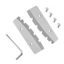 2PCS Ice Auger Blades 8 Inch Replacement - Fits Ice Auger Drill and Cutting Edge Blades for Winter Ice Fishing, Compatible with Eskimo, Ion, Strikemaster, VEVOR, PPOLB, with Bolts and L-Shaped Wrench