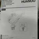 HUANUO Dual Monitor Stand - Full Adjustable Monitor Desk Mount Swivel Vesa Bracket with C Clamp, Grommet Mounting Base for 13 to 32 Inch Computer Screens - Each Arm Holds 4.4 to 19.8lbs (Black)