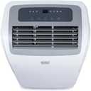 BLACK Smart Portable Air Conditioner, 12,000 BTU for Rooms up to 550 Sq. Ft., Smart Portable AC with Follow Me Remote and Window Kit, White