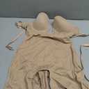SHAPESHE Strapless Shapewear for Women Backless Bodysuit Tummy Control Built-in Bra Low Back Deep U Plunge Body Shaper, M