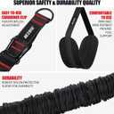 Pull Up Assistance Bands 260lbs, Heavy Pull Up Bands Resistance Bands for Pull Ups Working Out with Feet Rest, Pull Up Bar Bands Assistance Bands Strength Training Workout Equipment, Height Adjustable