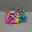 50 PCS 2.52" Easter Eggs Plastic, Plastic Easter Eggs Fillable, 6 Color for Party Hunt Games