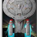 Wall Mount Display Frame for Star Trek Enterprise 10356 | Space-Saving Display Board, Turn Your Build into Wall Art | Compatible with Lego Star Trek Enterprise (Only Board, 32" x 20")