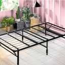 ZINUS SmartBase Tool-Free Assembly Mattress Foundation, 14 Inch Metal Platform Bed Frame, No Box Spring Needed, Sturdy Steel Frame, Underbed Storage, Black, Twin, Regular