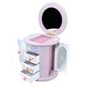 JIUYUAEZ Girls Jewelry Box Purple Jewelry Box For Girls Kids Jewelry Box Organizer Little Girl Gift