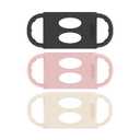 Dr. Brown's Wide-Neck Baby Bottle Handles, 100% Silicone, Easy Grip Removable Handles for Bottle to Sippy Cup Transition, Black/Ecru/Pink, 3-Pack, 4m+