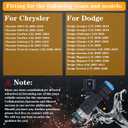 Fuel Injector 4 Holes Compatible with Chrysler 300 2005-2010, Pacifica 2005-2008, Sebring 2004-2010, Dodge Avenger 2008-2010, Charger 2006-2010 Replaces OE 0280158028 04591986AA (Set of 6)