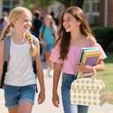 DALINDA Corduroy Lunch Bag Lunch Box for Women Men,Cute Insulated Lunch Bags,Water-Resistant Cute Cooler Lunch Tote Bag, Large Capacity for Work Travel Picnic