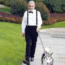 Suspenders for Men 1 Inch Wide,Strong Metal Clips with rubber,Men's Suspenders Xback pad Rubber Adjustable