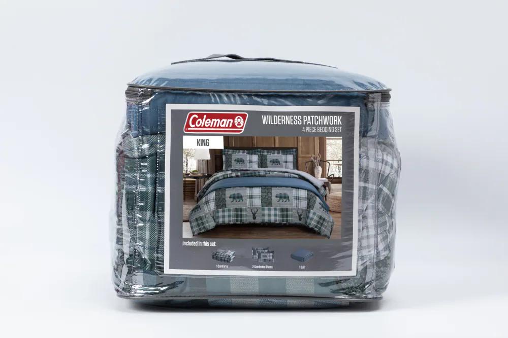 Coleman Wilderness Patchwork 4Pcs Bedding Set King
