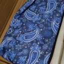 TIASUSAN Travel Mini American Mahjong Set, Mahjong Game Set with 166 White Tiles (0.8"), Complete Set with 4 Racks, and Thickened Blue Printed Mah-Jongg Tiles Bag, Portable Travel Mahjongg Set