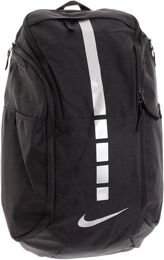 Nike Hoops Elite ProShips directly from NikeShips directly from Nike (21" H x 13" W x 9" D, Black/Black/Metallic Cool Grey)