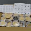 SHOWIN 10 OZ Thick Candle Jars for Making Candles 15 Pcs, Empty Jars with Wood Lids for Candle Making, Sample Container, Frosted White