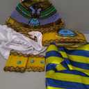 fun shack Egyptian Costume For Boys, Kids Pharaoh Outfit, Egyptian King Attire, Pharaoh Dress Up For Children, Size M