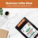 Strong Organic 10 Mushroom Coffee (7 Oz, 60 Servings) - Great Tasting Arabica Instant Coffee Infused with 10 Magical Superfoods: Lion's Mane, Reishi, Chaga, Cordyceps, Shiitake, Maitake, Turkey Tail, and King Trumpet (EXP 08/01/26)