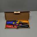 Long Lighters Candle Lighters, 4 Pcs Flexi & Straight Wand Refillable Butane Lighter for Camping Fireplace Party BBQ Grill (Without Fuel)