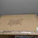 M METERXITY Stainless Steel Pizza Oven Table for Ooni, 650lbs Outdoor Grill Cart with Wheels and Handle, 32"x 24" Three-Shelf Food Prep Cart for Griddle, Movable Outdoor Pizza Cart