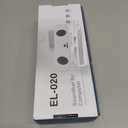 Computer Speakers for Desktop Monitor,Single Speakers for Desktop PC,Laptop Speaker with Loud Sound,Volume Control Easily Clamps to Monitors(USB-C to USB Adapter Included) (White)