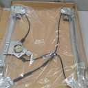 JC Whitney Window Regulator Front, Driver Side Compatible with Ford F-150 2004-2006 LH, Power, w/o Motor, to 8-08-05, Super Cab, New Body Style JF462940