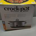 Crock-Pot 7 Quart Oval Manual Slow Cooker, Stainless Steel (SCV700-S-BR), Versatile Cookware for Large Families or Entertaining