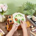 PH PandaHall Adjustable Embroidery Hoop Stand, Wooden Cross Stitch Table Stand Embroidery Frame Needlework Stands Holder with Sturdy Wooden Base for Arts Crafts Quilting Sewing Stitching Tool