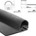 RV Slide Out Seal Replace 018-341 018-312-EKD D Seal 1 * 15/16 Inch * 35' RV Slide Wiper Seal 1/2 x 2.75 inch x 35' Combo Rubber Camper Seals