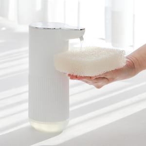 Automatic Soap Dispenser, Pure Line Touchless Hand Soap Dispensers, USB Rechargeable Electric Sensor Adjustable Dish Soap Dispenser for Kitchen Bathroom 11.8oz