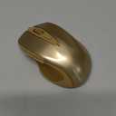 TECKNET Wireless Mouse, 2.4G Ergonomic Optical Mouse, Computer Mouse for Laptop, PC, Computer, Chromebook, Notebook, 6 Buttons, 24 Months Battery Life, 2600 DPI, 5 Adjustment Levels - Gold