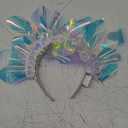 EARENT Light Up Headbands Rave Outfits Neon Headband for Women