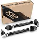 KSP Heavy Duty Tie Rod Ends Kits for Silverado Sierra 2500HD 3500HD 2011-2024, Front Lower Tie Rod Compatible with Chevy GMC, 0-6" Adjustable Tie Rod Repalce OE Inner and Outer Tie Rod Assembly, 2PC, Black