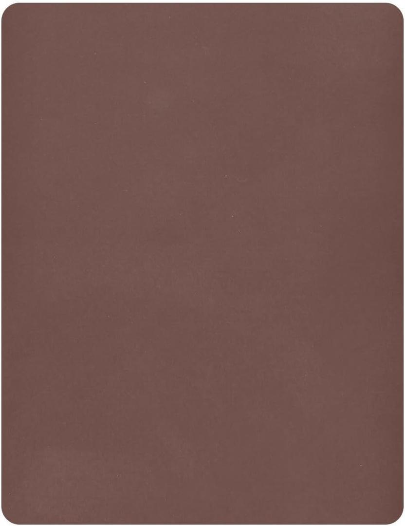 MCHIVER Chocolate Brown Fitted Crib Sheets for Boys Girls Breathable Pack N Play Sheets Soft Newborn Mattress Cover 39 * 27 * 5 in (Small)